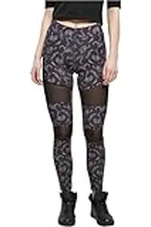 Urban classics Tech Mesh AOP Leggings voor dames, verkrijgbaar in vele verschillende kleuren, maten XS tot 5XL, , L