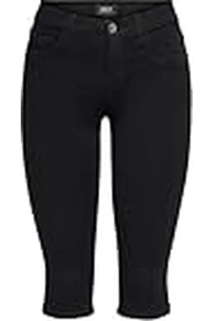 ONLY Dames Capri Jeans Shorts Rain Knickers Broek knielang, , XXL