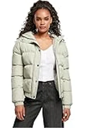 Urban classics Puffer jas met capuchon voor dames, , XS