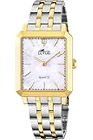 Lotus Horloge Voor Dames 18981/1 Square Series Veelkleurig 316l roestvrij staal case Veelkleurig316l roestvrij staal armband