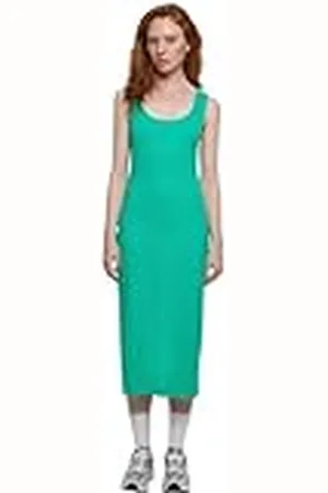 Urban classics Rib Top Jurk voor dames, , M