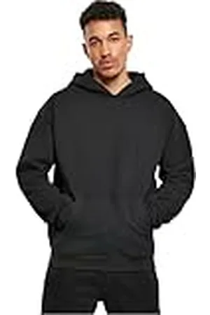 Build Your Brand Heren Ultra Heavy Cotton Box Hoody Hoodie, , S