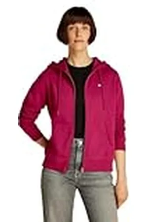 Tommy Hilfiger Dames TJW REG S VLAG ZIP THRU Zip Through Hoodie, Rood, XS, , XS