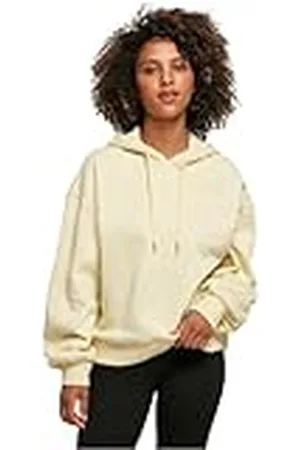 Build Your Brand Dames Ladies Organic Oversized Hoody Pullover met capuchon, , 4XL
