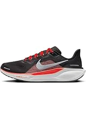 Nike Pegasus 41 Herensneakers, Dk Smoke Grey Pure Platinum Lt Crimson, 41 EU
