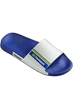 Havaianas Unisex slide brasil sandaal, marineblauw, 1/2 VK