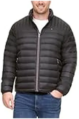 Tommy Hilfiger Ultra Loft Ultra Loft Lichtgewicht opbergbare bufferjas (standaard en groot en hoog) alternatieve donsjas, , L Tall