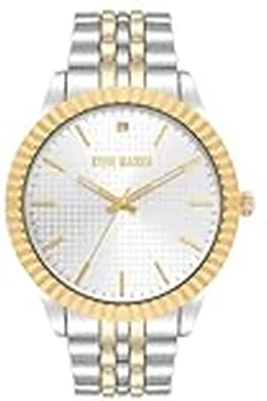 Steve Madden Heren Echt Diamant Wijzerplaat Armband Horloge