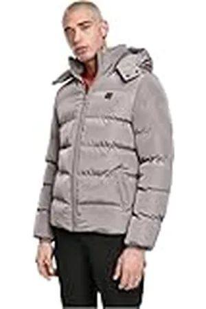Urban classics Donsjack voor heren, met capuchon, winterjas, gewatteerd, gevoerd met afneembare capuchon, in vele kleuren, maten S - 5XL, , M