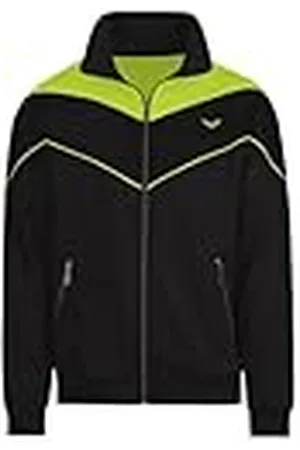 Trigema Sweatjack met neon-elementen, , 3XL
