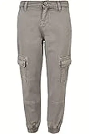Urban classics Jongens Cargo Broek Boys Washed Cargo Twill Jogging Pants, verkrijgbaar in 3 verschillende kleuren, maat 110/116 tot 158/164, , 110/116 cm