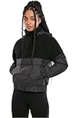 Urban classics Sherpa Mix Pull Over Jacket voor dames, , 3XL