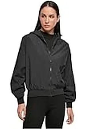 Build Your Brand Dames Dames Dames Crinkle Batwing Jacket Jacket, , XXL