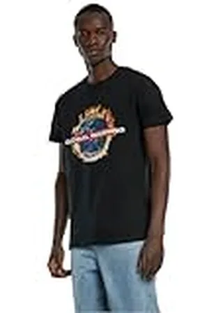Mister Tee Heren T-shirt Global Warning Tee, Print T-shirt voor Mannen, Graphic T-Shirt, Streetwear, , S