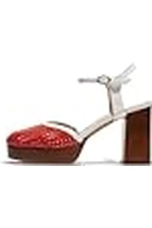 Fly London ELZA241FLY Pumps voor dames, Dk. rood/wit, 34 EU, , 9 UK