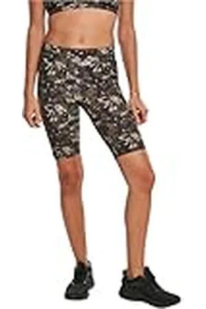 Urban classics Camo Tech Fietsbroek voor dames, hoge taille, knielange leggings voor vrouwen, verkrijgbaar in vele kleuren, maten XS - 5XL, , XS Slank