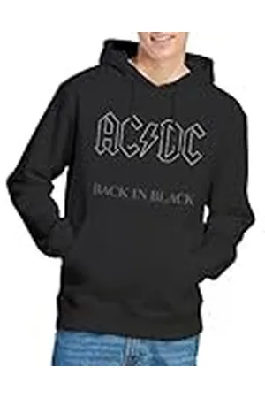 AC/DC Back In Black Hoodie, , Large, , L