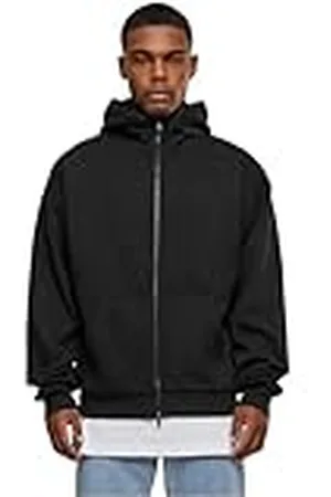 Urban classics Capuchontrui met capuchon voor heren met hoge hals, , L