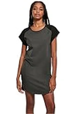 Urban classics Damesjurk met contrasterende mouwen, verkrijgbaar in vele kleuren, maten XS - 5XL, , 3XL