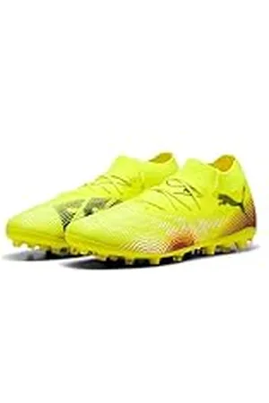 PUMA Unisex Future 8 Match MG voetbalschoen, geel alarm zwart-zon geslagen, 10.5 UK, Yellow Alert Black Sun Struck, 45 EU