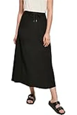 Urban classics Damesrok Viscose Midi Skirt, lange rok van viscose voor vrouwen, verkrijgbaar in vele kleuren, maten XS - 5XL, , M
