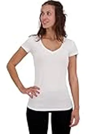 G-Star RAW Base V-hals cap mouw T-shirt tops voor dames, , XL