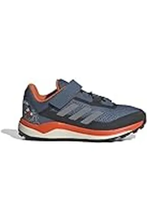 adidas Uniseks-Kind TERREX DISNEY AGRAVIC FLOW TRAIL RUNNING SHOE, wonder steel/grey/semi impact orange, 28 1/2 EU