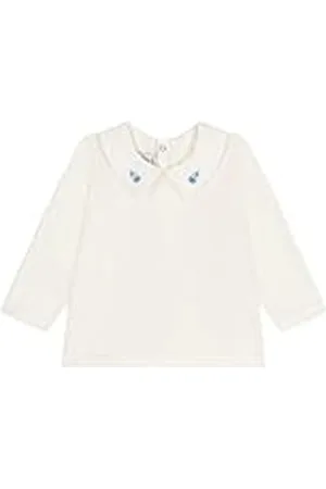 Petit Bateau Blouse met lange mouwen voor meisjes, , 18 Maanden
