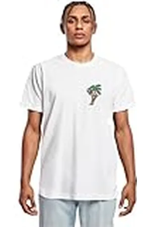 Mister Tee Flamingo T-shirt voor heren, ronde hals, , S