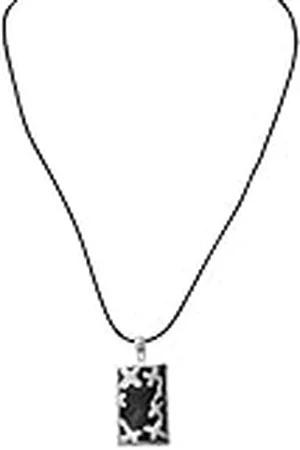 Akzent Dameshanger roestvrij staal met rubberen ketting 50 cm 00265000071