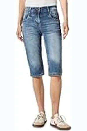CECIL Style Toronto Shorts STRAIGHTMid Blue 15, , 34