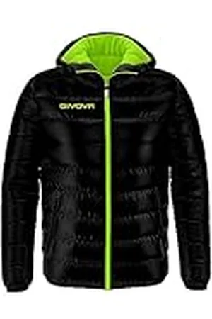 Givova G013-1034-3XL jas, zwart/neongroen, 3XL uniseks