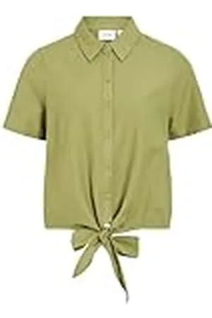 VILA Viprisilla S/S Knoop Shirt/1, , 44
