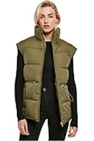 Urban classics Damen Weste Ladies Waisted Puffer Vest XS