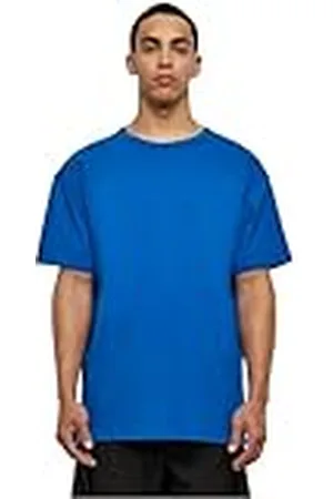 Urban classics Oversized T-shirt voor heren, sportief blauw, L