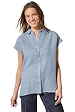 CECIL Linen_ Chambray Blouse, , XS