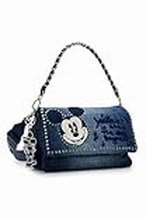 Desigual Mickey RO Accessoires Denim Across Body Bag, Blue, , Eén Maat