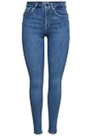 ONLY Onlpower Skinny jeans voor dames, middelhoge taille, skinny fit, blauw (light blue denim), XS / 32L