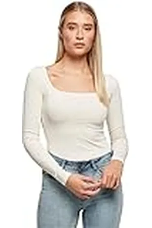 Urban classics Dames Dames Dames Organic Longsleeve Body T-Shirt, , XL