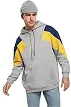 Urban classics Herentrui met capuchon, retro kleuren, oversized, 3 tinten