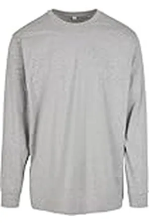Build Your Brand Herenshirt met lange mouwen met cuffrib T-shirt