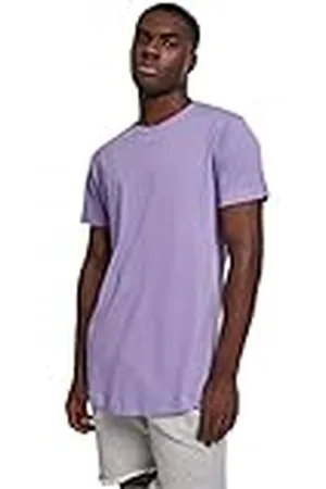 Urban classics Heren Shaped Long Tee T-shirt, , XL