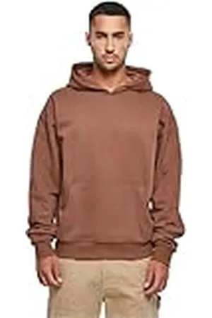 Build Your Brand Herentrui met capuchon Ultra Heavy Cotton Box Hoody, oversized hoodie voor mannen, katoen, maten XS - 5XL, , L