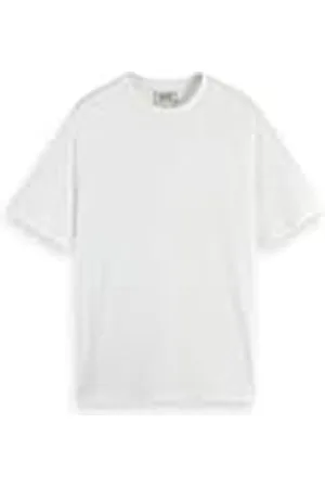 Scotch&Soda Regular Fit 3 Crosses Cotton-Linen T-shirt, , S