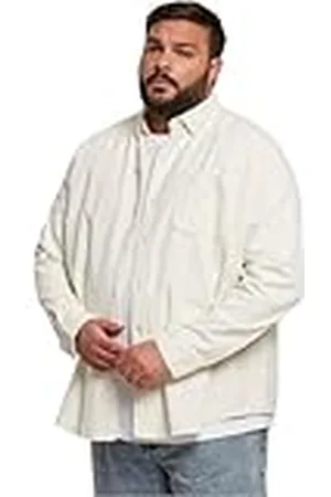Urban classics Herenhemd van corduroy corduroy shirt met lange mouwen, verkrijgbaar in vele kleuren, maten S - 5XL, , XL