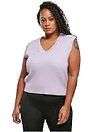 Urban classics Dames Dames Short Knittd Slip On Sweater, , L