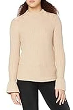 Scotch&Soda Dames Cosy Knit with tonal Press Buttons at Shoulders Pullover