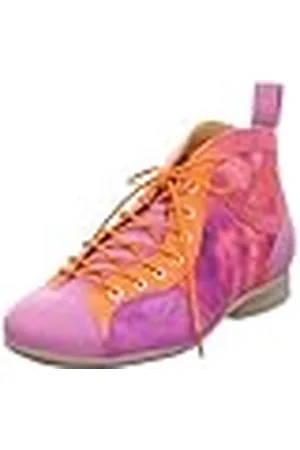 Think! Dames GUAD2 chromfrei gegerbte nachhaltige Stiefelette, FUXIA/KOMBI 5060