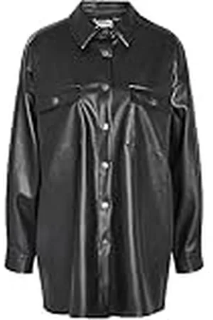 Noisy May NMFLANNY L/S Oversize PU Shirt NOOS, , XL