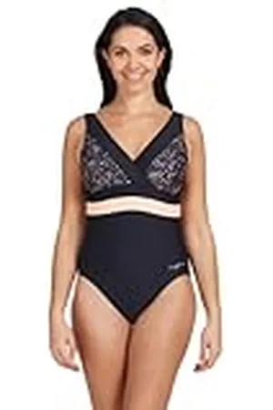 Zoggs Dames vierkante achterpaneel badmode, , 34"/maat 10, , 38